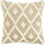 Lush Decor Adelyn Decorative Pillow, 18" x 18" - Apple Cinnamon