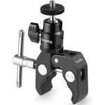 SmallRig Super Clamp with Ballhead Mount For Camera Monitor, LED Light - 1124