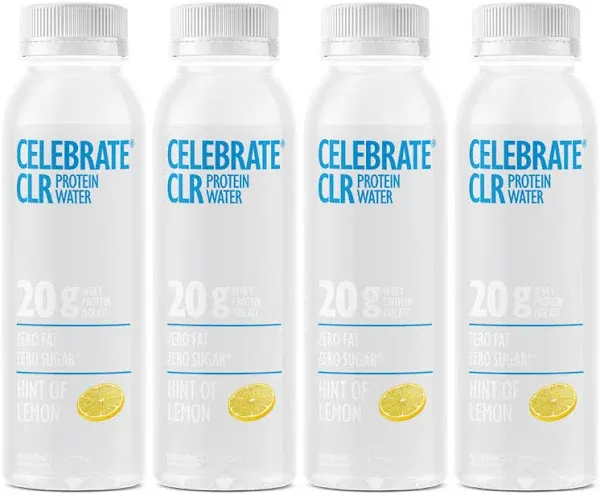 Celebrate Clr 20g Protein Water, 4 Pack Pink Lemonade / 4 Pack