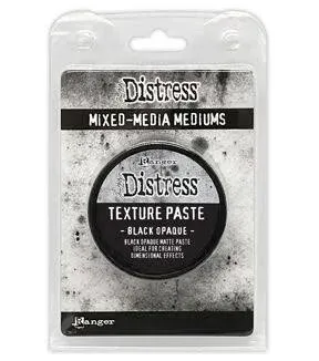 Tim Holtz Distress Texture Paste 3oz-Black Opaque