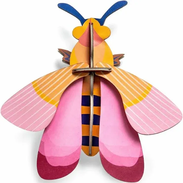 Studio Roof Pink Bee 3D DIY Decorative Insects