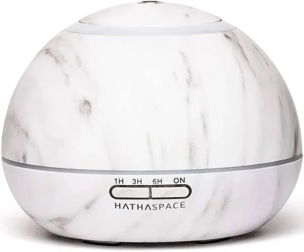 Hathaspace Marble Essential Oil Aroma Diffuser, 350ml Aromatherapy Fragrance NEW