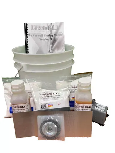 Caswell Copy Cad &amp; Zinc Plating Kit - 3 Gal