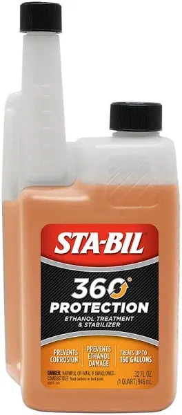 STA-BIL 360 Protection Ethanol Treatment & Fuel Stabilizer - Full Fuel System Cleaner - Fuel Injector Cleaner - Increases Fuel Mileage - Protects