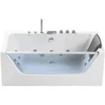 Empava 59 in. Whirlpool Rectangular Bathtub - EMPV-59JT408LED