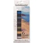 Sennelier Soft Pastels - Set of 6, Seaside, Half-Sticks