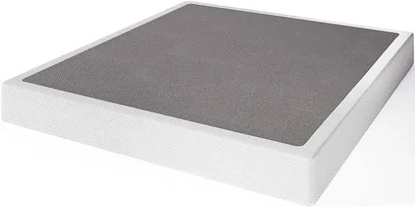 5 inch Low Profile Queen-Size Box-Spring Only, Heavy Duty Metal with Fabric Cover, Easy Assembly, Non Slip, Noise Free