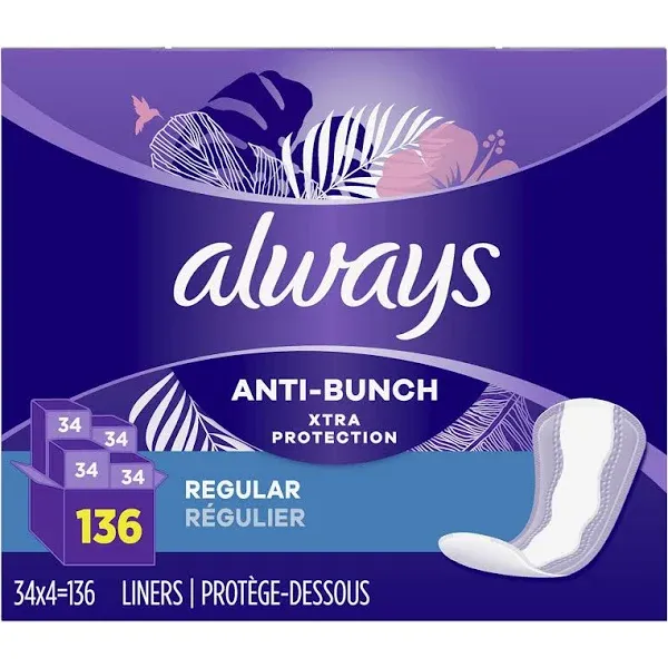 Always Anti-Bunch Xtra Protection Daily Liners