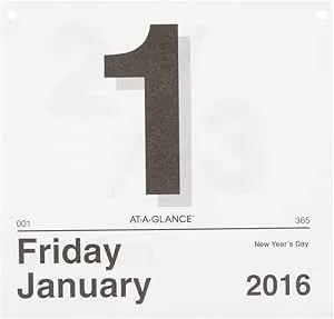 At-a-glance Today Is Daily Wall Calendar Refill