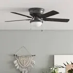 Harbor Breeze Armitage Indoor Flush Mount Ceiling Fan With Light, Bronze