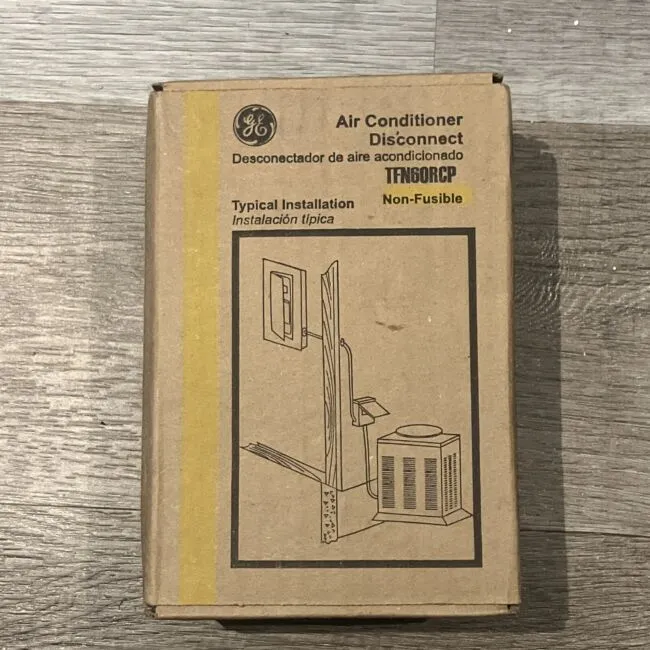 GE 60 Amps Non-Fusible 2-Pole AC Disconnect