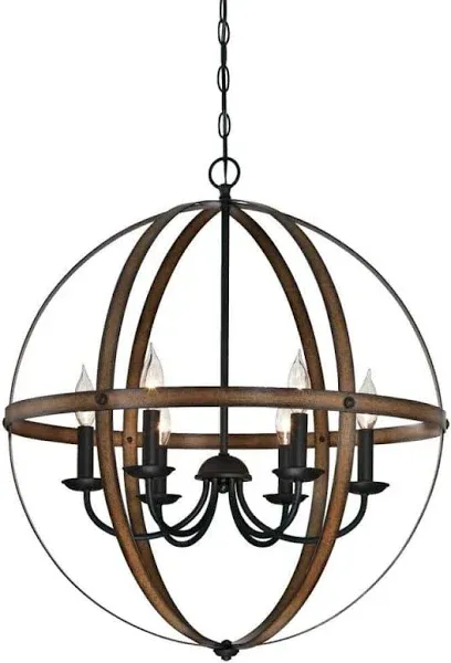 WestinghouseLighting  6 Light Stella Mira Indoor Chandelier - Transitional - Chandeliers - by Buildcom | Houzz