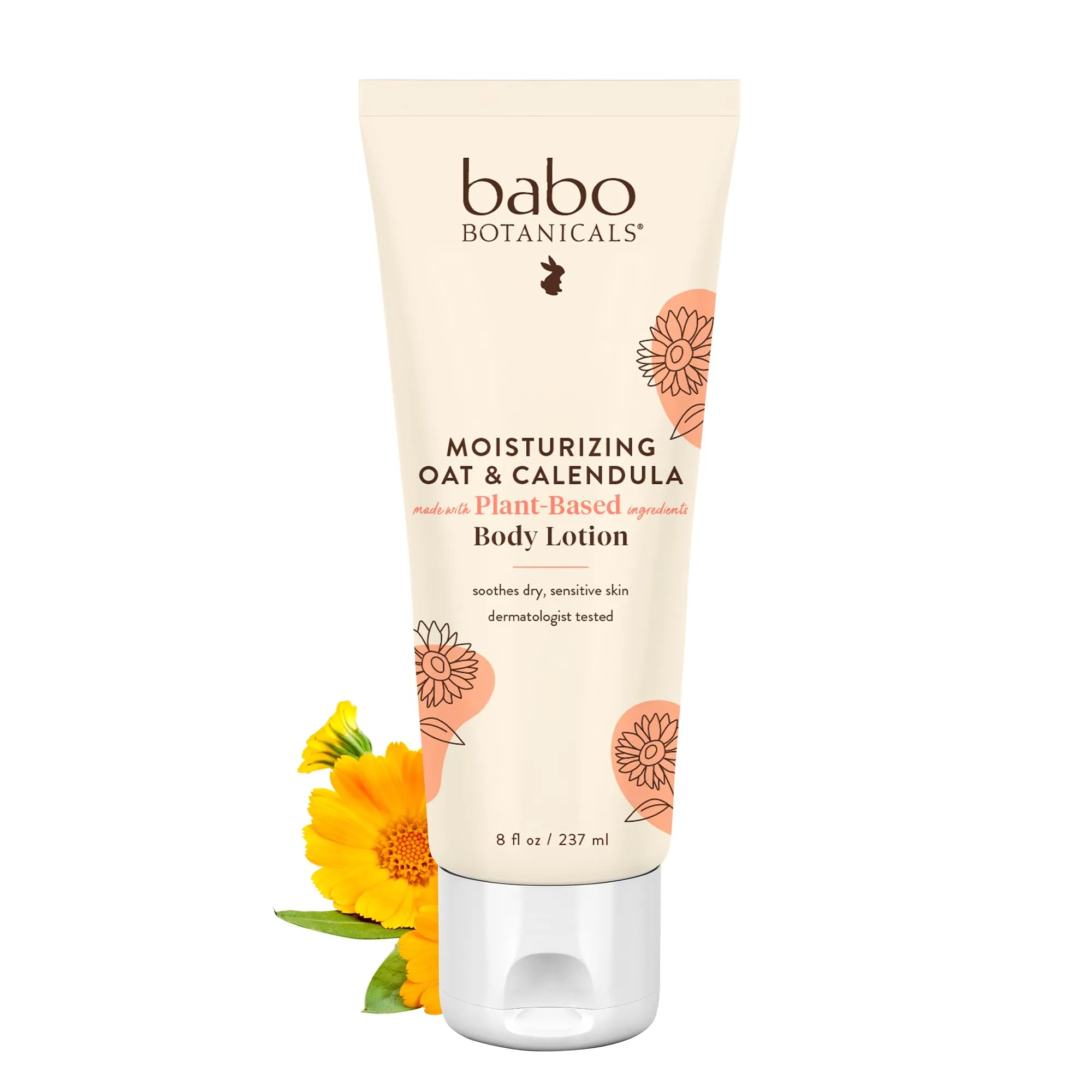 Babo Botanicals Oatmilk Calendula Moisturizing Baby Lotion - 8 Fl Oz