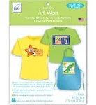 JT ART WEAR Iron-On Transfer Sheets for Ink Jet, Crayons &amp; Markers: 10 pk: JT904