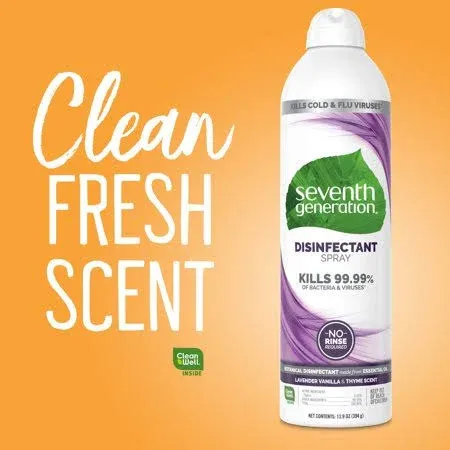 Seventh Generation Disinfectant Spray, Eucalyptus Spearmint & Thyme Scent - 13.9 oz