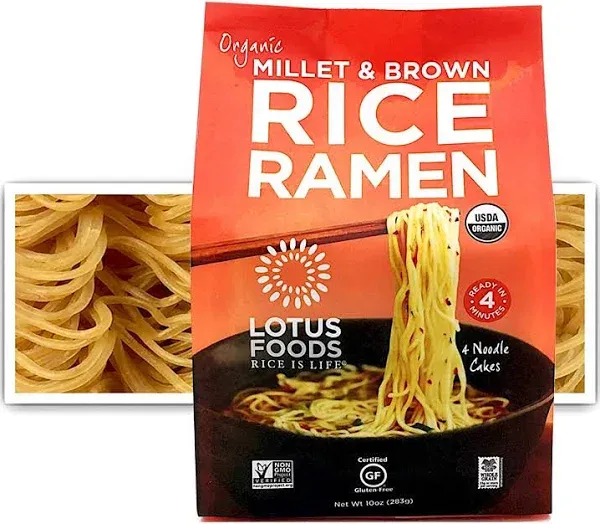 Lotus Foods Organic Millet & Brown Rice Ramen