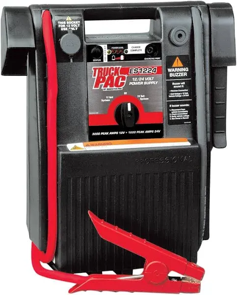 Clore Automotive Truck PAC ES1224 3000/1500 Peak Amp 12/24V Jump Starter