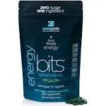 ENERGYbits - Organic Spirulina Tablets - Plant-Based Algae Superfood - for Focus