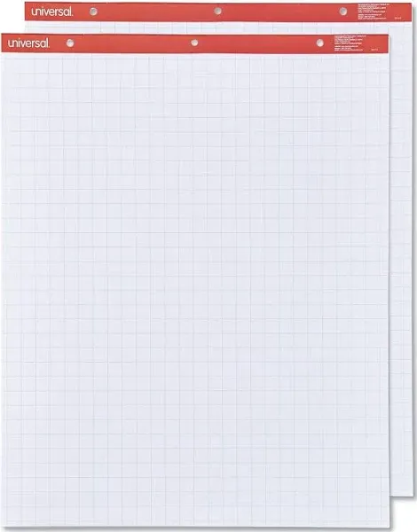 Easel Pads/flip Charts, Quadrille Rule (1 Sq/in), 27 X 34, White, 50 S