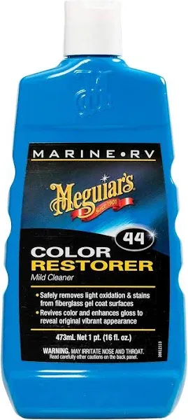 Meguiar's® M4416 Marine/RV Color Restorer, 16 oz Bottle, Light Brown, 0.118 VOC