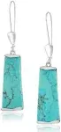 Robert Lee Morris Soho Stone Long Drop Earrings, Turquoise