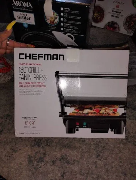 Chefman Panini Press Grill and Gourmet Sandwich Maker