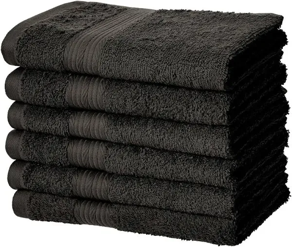 Amazon Basics Fade-Resistant Cotton Hand Towel