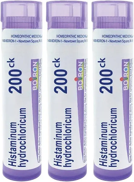 Boiron Histaminum Hydrochloricum 200ck Homeopathic 80 Count (Pack of 3) 