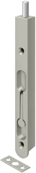 Deltana 7FBZ15 7" Flush Bolt, Zinc