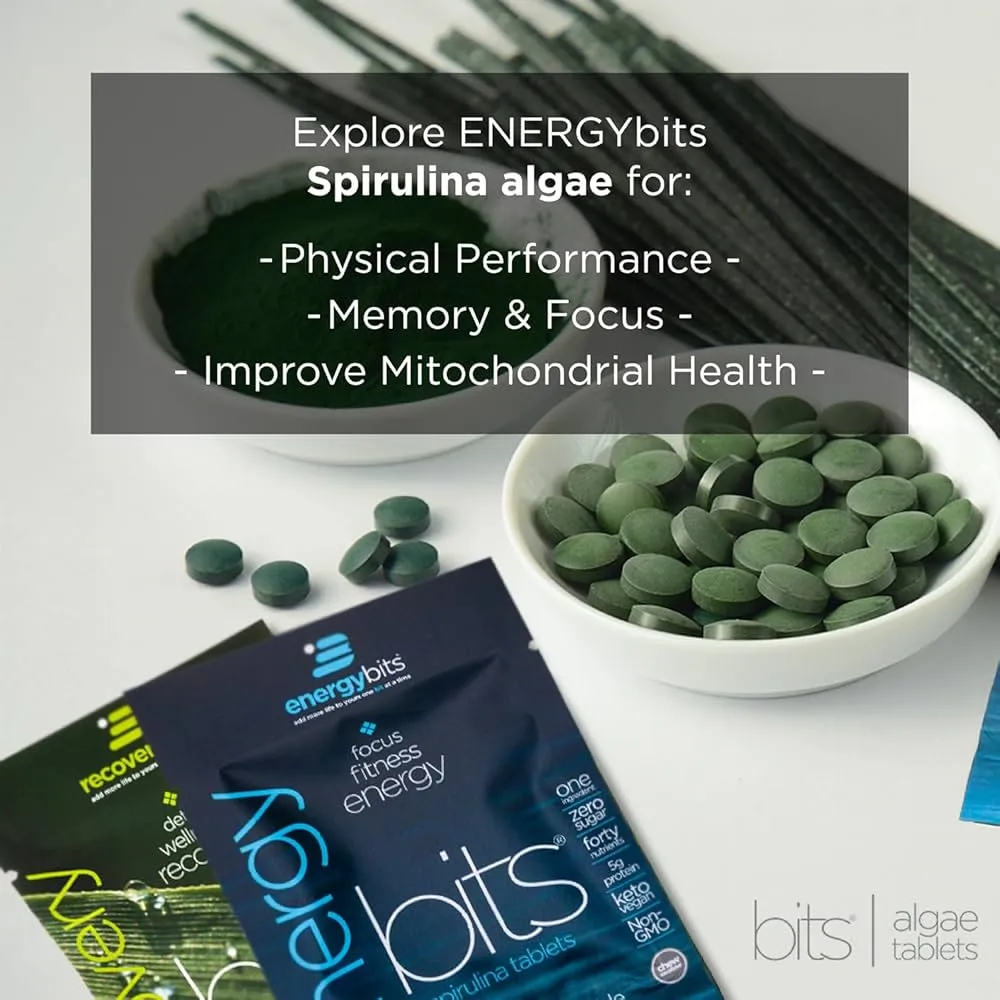 ENERGYbits Organic Spirulina Tablets