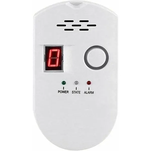 VINCREY Natural Gas Detector, Home Gas Alarm, Gas Leak Detector,High Sensitivity LPG Lng Coal Natural Gas Leak Detection, Alarm Monitor Sensor for