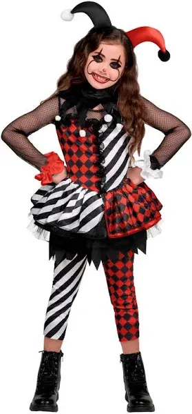 Spooktacular Creations Girls' Evil Clown Halloween Costume