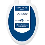 Mayfair Slow Close Toilet Seat White, Elongated