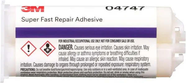 3M 04747 Amber Super-Fast Repair Adhesive (47.3 mL)