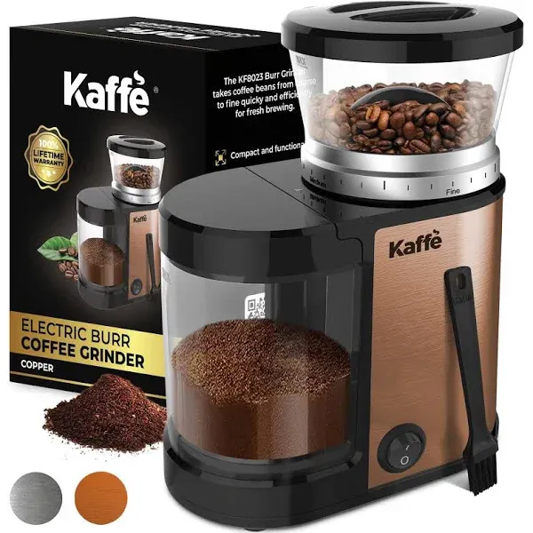 Kaffe Electric Burr Coffee Grinder Stainless Steel - 5.5 oz -