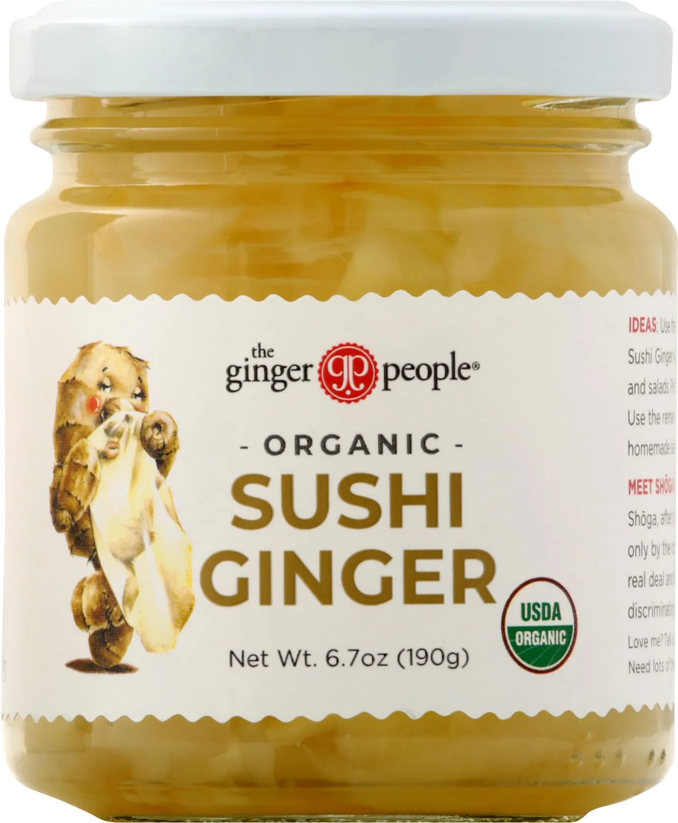 The Ginger People Organic Pickled Sushi Ginger