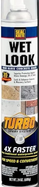 Seal-Krete Wet Look Turbo Concrete Sealer Spray 357925