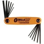 Bondhus Set 12 Hex GorillaGrip Fold-Up Tools 12550