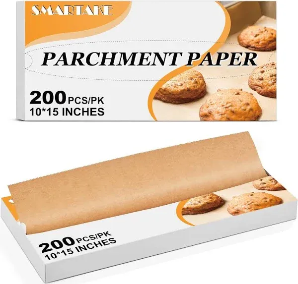 SMARTAKE 200 Pcs Pop-Up Parchment Paper Sheets