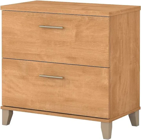 Bush Furniture Somerset Lateral File Cabinet Maple Cross WC81480