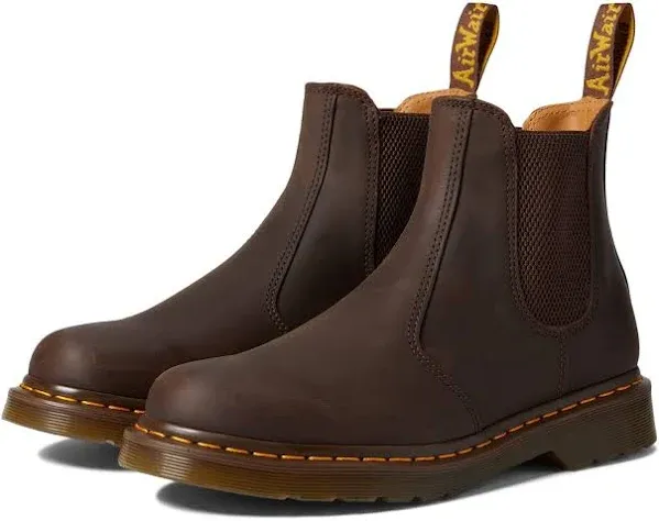 Dr. Martens Unisex Chelsea Boot, Dark Brown Crazy Horse, 5 US Men