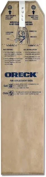 Oreck HEPA Odor Fighting Vacuum Bags Magnesium