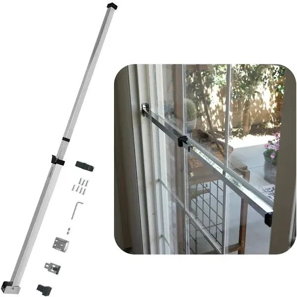 SECURITYMAN Sliding Door Security Bar-Child Proof Sliding Door Lock Bar