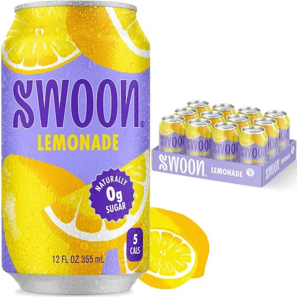 Swoon Lemonade, Zero Sugar, Classic - 12 fl oz