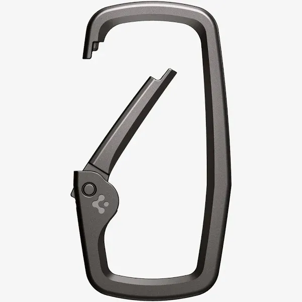 Spigen Life Carabiner Clips D Ring, Spring Snap Hook, Keyring Keychain Hook with Zinc Alloy Caribeaners - 3 Pack