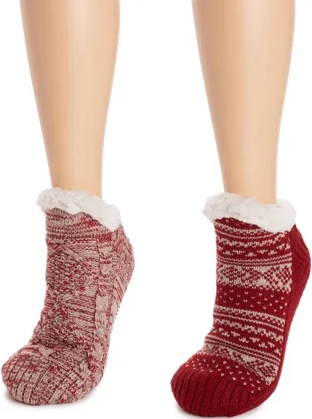 MUK LUKS Women's 2 Short Cabin Socks