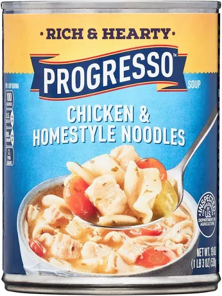 Progresso Chicken & Homestyle Noodles Rich & Hearty Soup