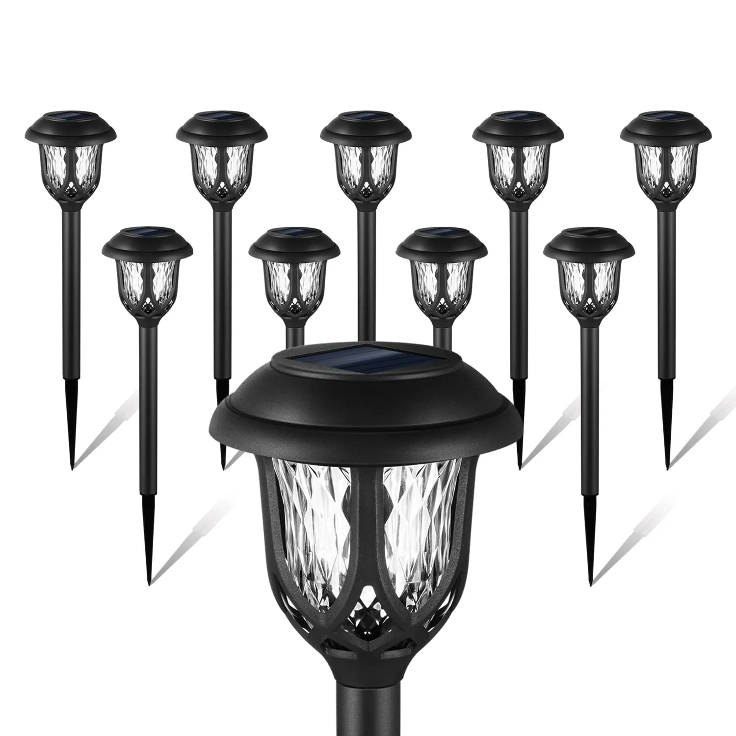 10 Pack Solar Lights