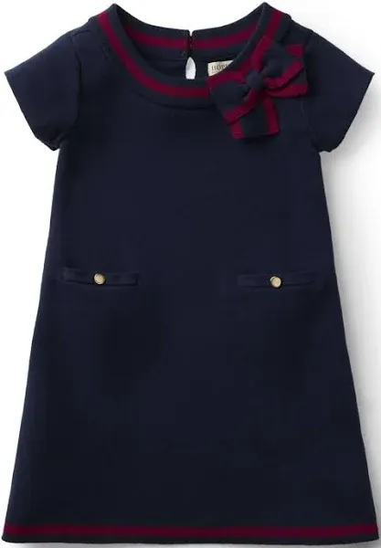 Hope & Henry Girls' Milano Tipped Sweater Dress