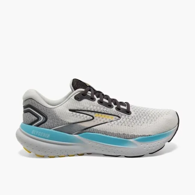 Men's Brooks Glycerin 21, Black/Grey/White, 9 2E Wide